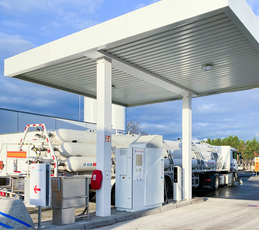The district already refuels buses and passenger cars with hydrogen. More refueling stations are planned for the future.