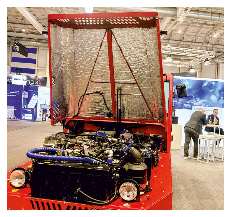 A Look Under the Hood of the Hydrogen Baggage Tug.
