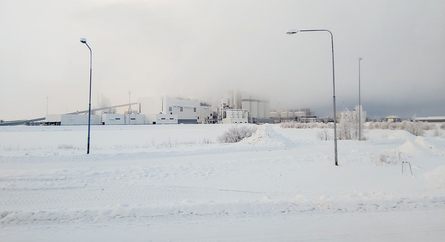 The pulp mill operated by Metsä is one of the largest sources of biogenic CO2 in Europe.