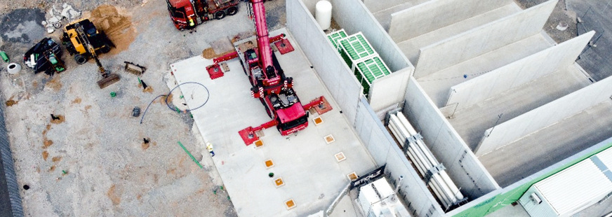 Tyczka electrolyzer construction site in ­Schweinfurt