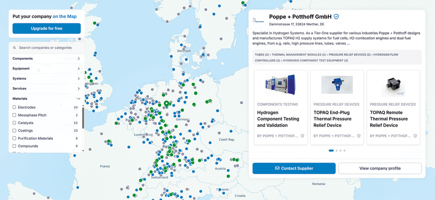 World map of the hydrogen economy from Hyfindr