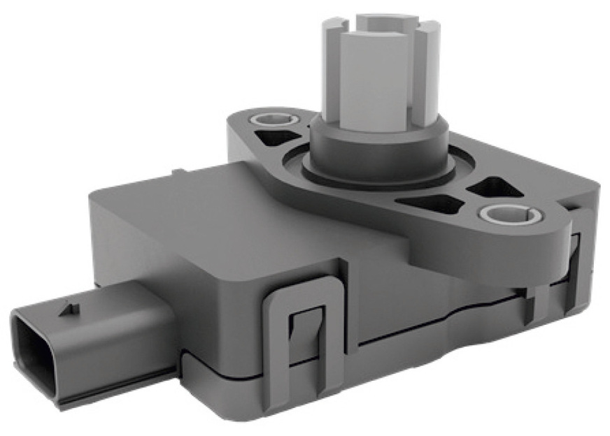 By using polymer electrodes, the Marquardt conductivity sensor can be manufactured in a single injection molding step.