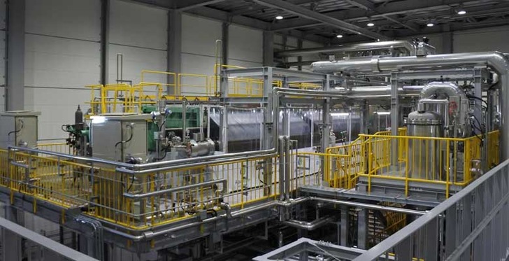 View inside the 500-kilowatt Green Electrolyzer, © iGas View inside the 500-kilowatt Green Electrolyzer, © iGas