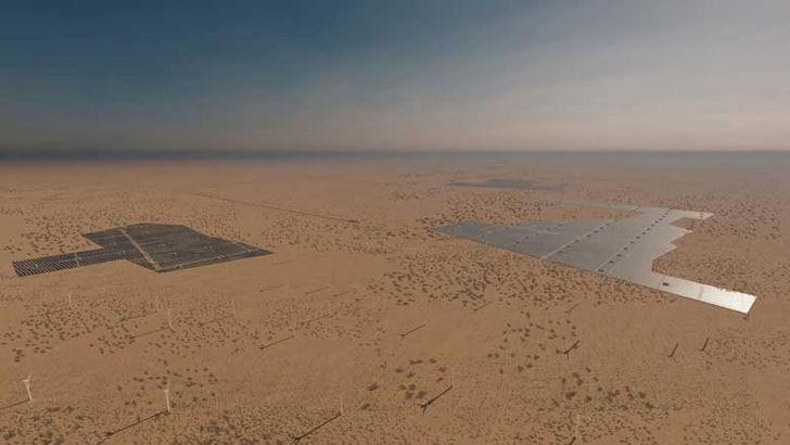 PV plant for producing hydrogen, © Hyphen