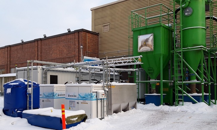 Hydrogenious’ demo system for hydrogen storage and transport in Finland, © HySTOC