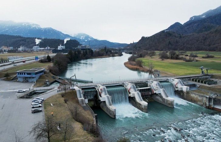 Axpo’s hydropower plant in Reichenau - © Axpo
