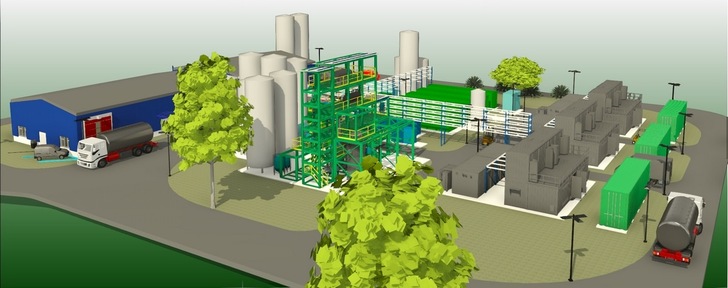 Illustration of the project in Lübesse