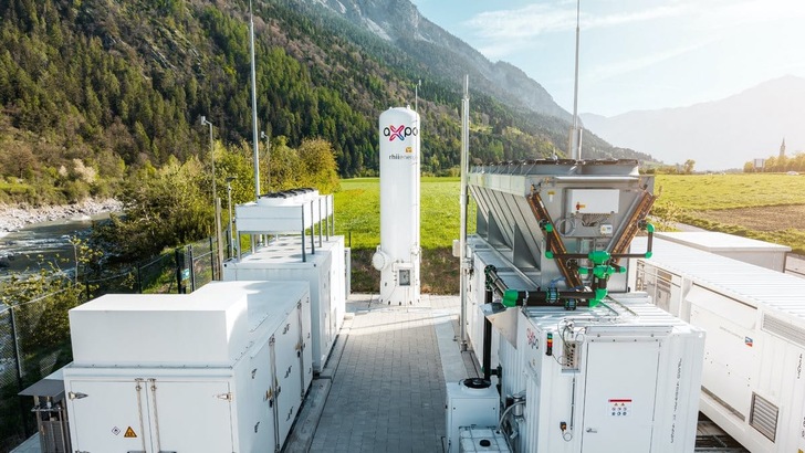 The new plant in Graubünden canton - © Axpo