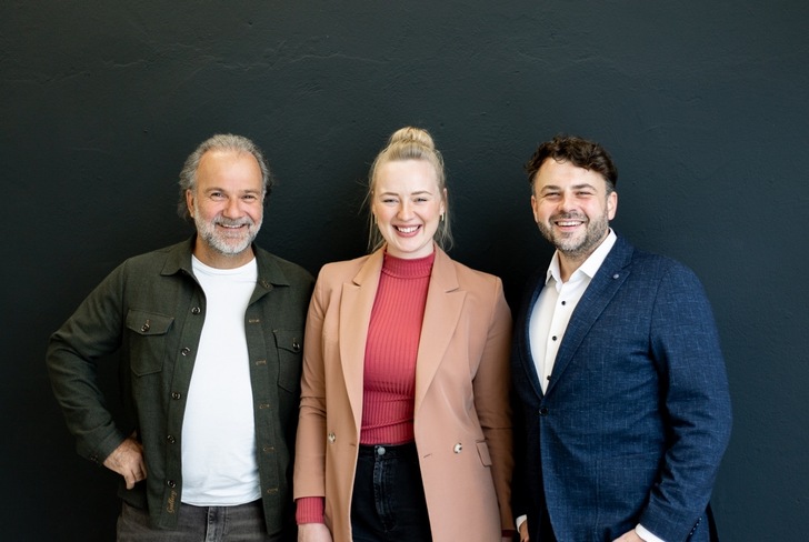 Jörg Starr, Elena Hof, Paul Karzel (from left)