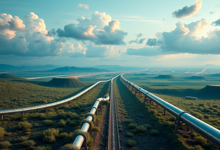 Hydrogen Pipelines Germany - © Correct Conception KI