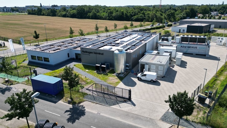 The hydrogen terminal in Braunschweig - © enapter