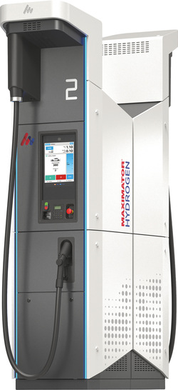 Hydrogen “fueling column” Max Dispenser 1.5 from Maximator Hydrogen.