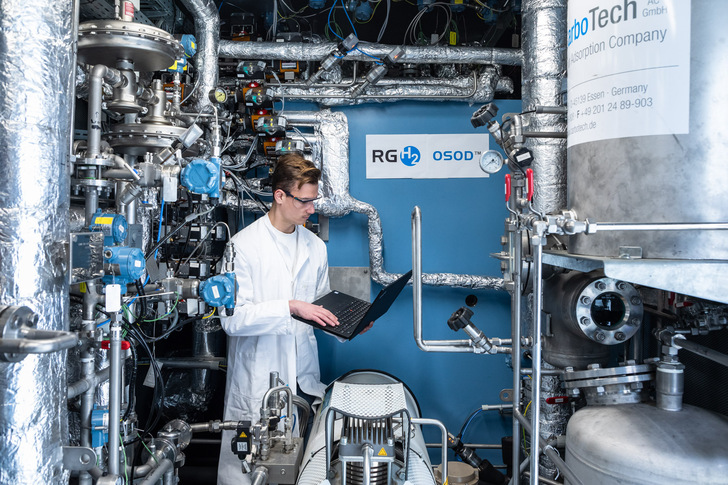 Test operation at Rouge H2 Engineering