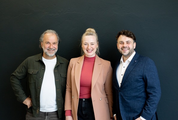 Jörg Starr, Elena Hof, Paul Karzel (from left)