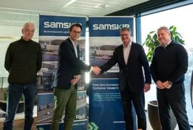 eCap Marine and logistics service provider Samskip have reached a commercial agreement: the Hamburg-based company will supply fuel cell systems for short-sea container vessels in the future.