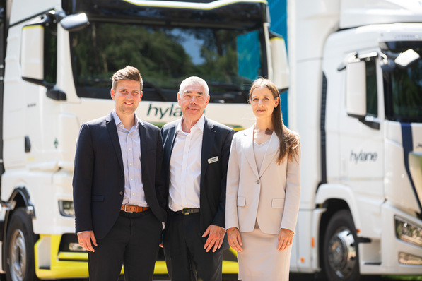 The new management board of Hylane (from left): Maximilian Draxler, Bernd Zens and Dr. Sara Schiffer