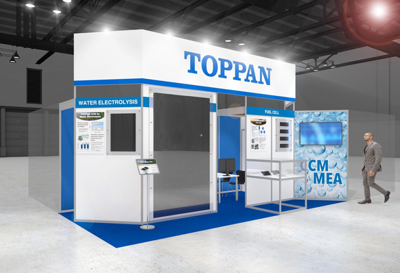 Rendering of Toppan’s exhibition booth