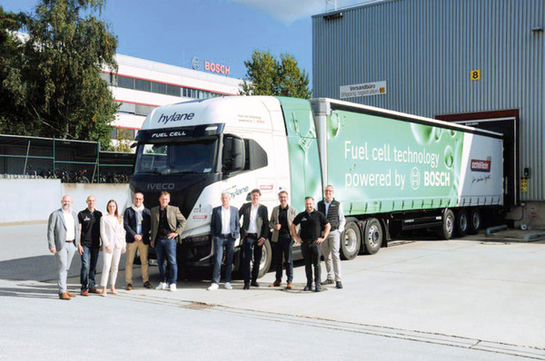 The people behind the joint project by Bosch, Iveco, hylane and Schäflein.