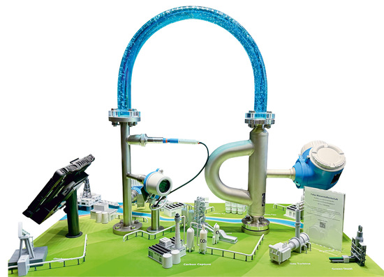 Installation at the Endress + Hauser stand