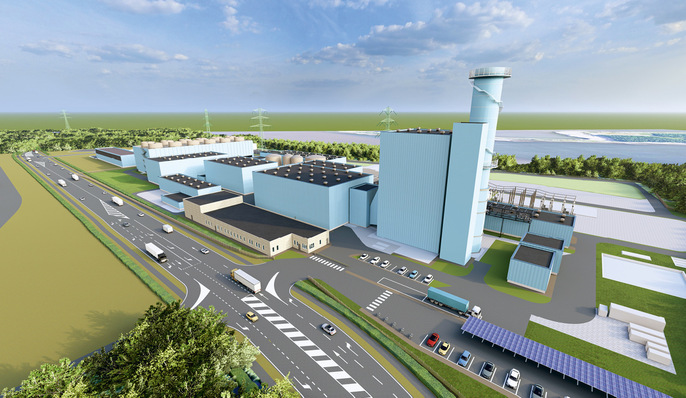 With up to 50 percent, the possible hydrogen share in the planned gas-fired power plant in Voerde is particularly high.