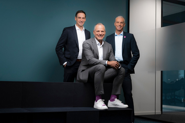 CFO Dr. Stefan Hahn, CEO Dr. Werner Ponikwar, CTO Klaus Ohlig.