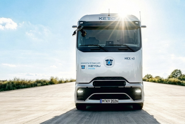 Daimler Truck cooperates with Keyou on hydrogen combustion technology.