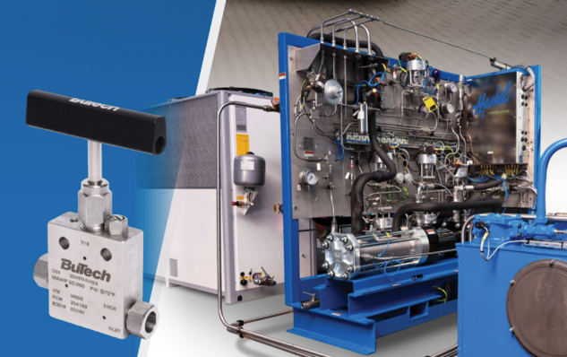 High-pressure components specifically for hydrogen service.