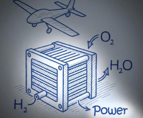 Graebener is responsible for manufacturing the bipolar plates for the air-cooled fuel cell stacks.