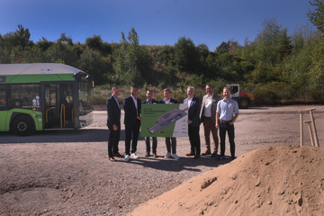 The project is being developed on the site of the future Training and Further Education Centre for Climate-Neutral and Digital Mobility (AWM) at Peterheide.