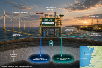 The MESH project (Multi-Energy Storage Hub) is one of the largest planned integrated energy storage projects in the United Kingdom.