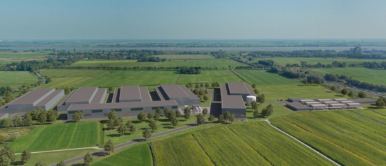 This is how the electrolyser site of EWE and VERBUND in Nordenham could look in the future.