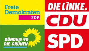 Logos of German political parties