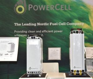 PowerCell stacks at the Hannover Fair 2019.