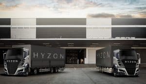 2 Hyzon Fuel Cell Trucks